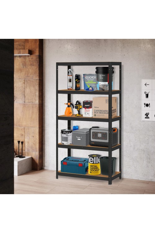 Regał metalowy magazynowy 180x90x40 cm do garażu piwnicy 5 półek 875 kg ModernHome