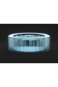 Nadmuchiwane SPA kwadratowe basen z hydromasażem 4 os. 175x71 cm akcesoria premium INTEX 28446