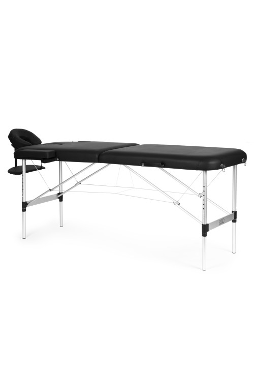 Aluminiowy stół do masażu i rehabilitacji 2-segmentowy składany w walizkę + torba ModernHome