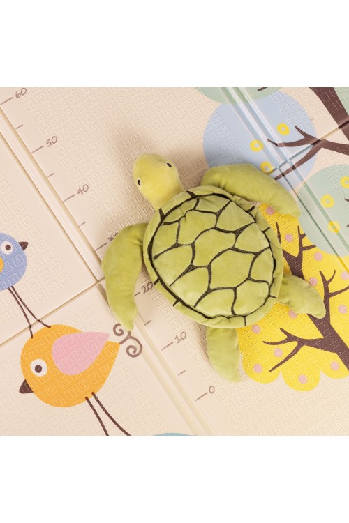 Mata piankowa dla dzieci 200x180 cm edukacyjna dwustronna składana miarka wzrostu alfabet ECOTOYS