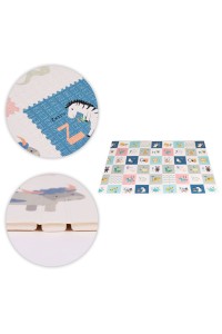 Mata piankowa dla dzieci 200x150 cm edukacyjna dwustronna składana miarka wzrostu alfabet ECOTOYS