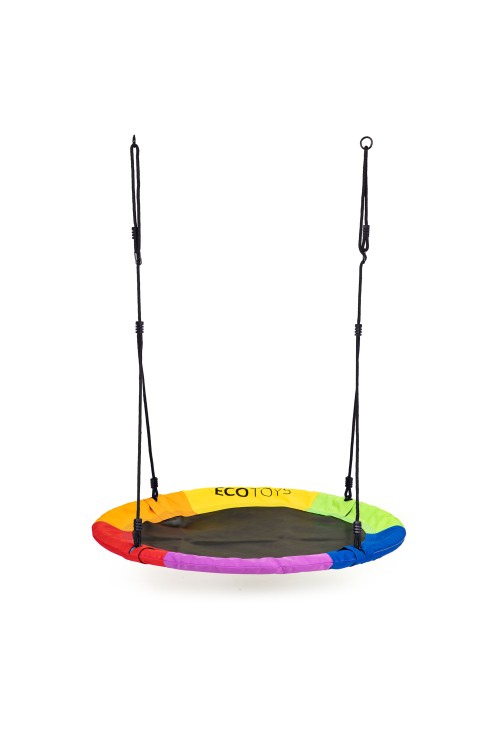 Huśtawka ogrodowa bocianie gniazdo 100 cm kolorowa ECOTOYS