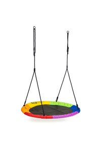 Huśtawka ogrodowa bocianie gniazdo 100 cm kolorowa ECOTOYS