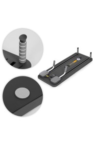 Wielofunkcyjna deska do ćwiczeń pilates reformer składany wyświetlacz LCD eskpandery ModernHome