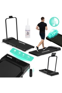 Bieżnia domowa z uchwytem elektryczna walking pad treningowy pod biurko 10 km/h MOVEPRO