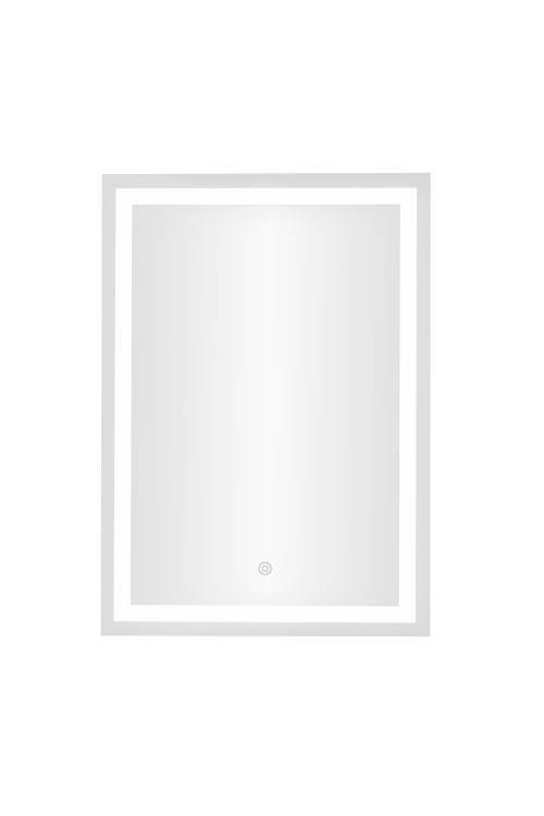 Lustro łazienkowe LED ścienne 50x70 cm 3 barwy włącznik dotykowy ModernHome