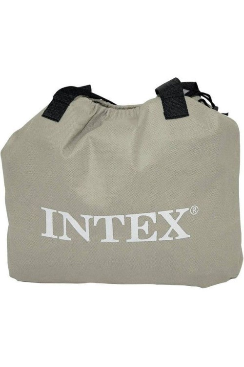 Duży dmuchany materac 203x152 cm z wbudowaną pompką INTEX 64126ND