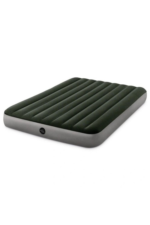 Materac duży dmuchany 203x152 cm dwuosobowy elektryczna pompka gratis INTEX 64779