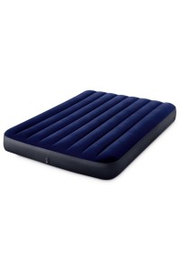 Materac dmuchany dwuosobowy welurowy 191x137 cm INTEX 64758
