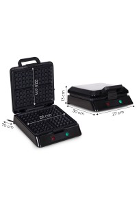 Gofrownica na 4 gofry nieprzywierająca powłoka 1080-1300W KADEN