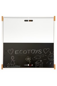 Stolik z dwoma krzesłami zestaw mebli dla dzieci ECOTOYS