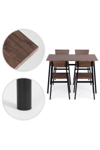Zestaw mebli do jadalni kuchni stół + 4 krzesła MALMO ModernHome