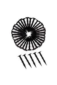 Agrowłóknina czarna agrotkanina UV 135g mata antychwastowa 0,8x100m kołki MulltiGarden
