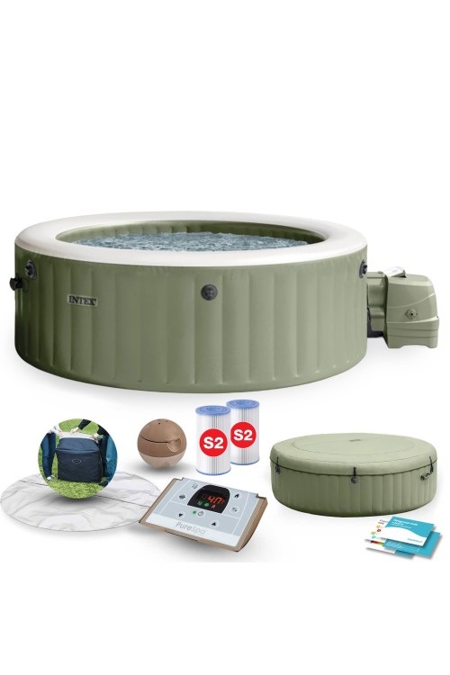 Nadmuchiwane SPA basen z hydromasażem 6 os. 216x71 cm akcesoria premium INTEX 28428NP