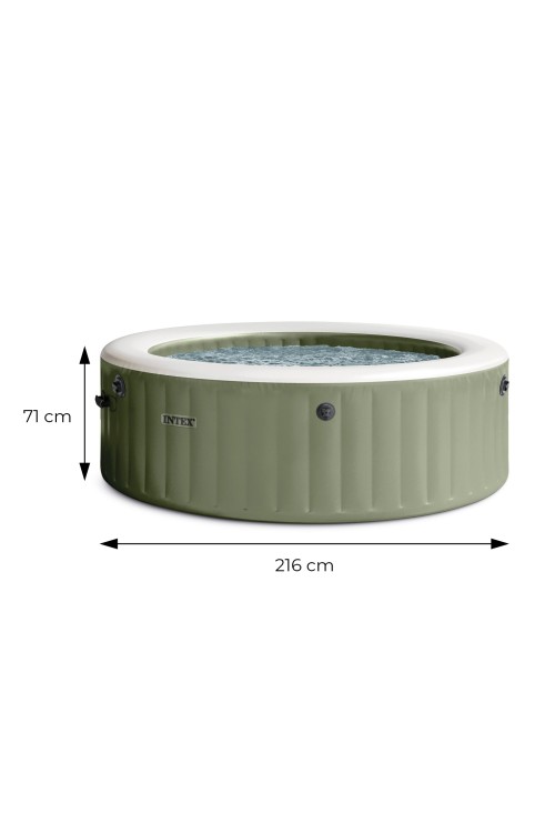 Nadmuchiwane SPA basen z hydromasażem 6 os. 216x71 cm akcesoria premium INTEX 28428NP