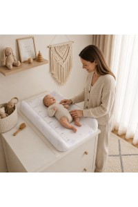 Przewijak sztywny profilowany nadstawka 85x50 cm na łóżeczko komodę gwiazdki ECOTOYS