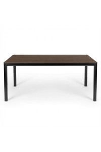 Duży stół ogrodowy 8-osobowy 180x90 cm na taras ogród brązowy blat MultiGarden