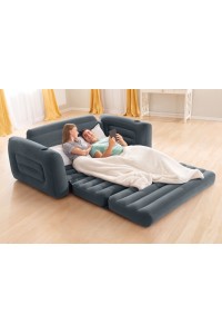 Sofa dmuchana rozkładana duże łóżko materac 2w1 INTEX 66552