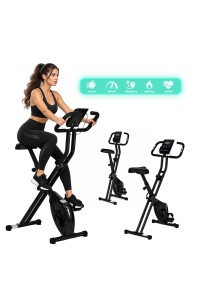 Rowerek stacjonarny magnetyczny składany 8 poziomów oporu 120 kg MOVEPRO