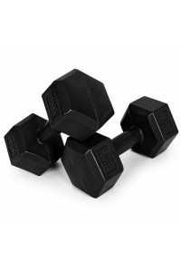 Hantle sześciokątne zestaw 2x3 kg ciężarki do ćwiczeń obciążniki fitness czarne MOVEPRO