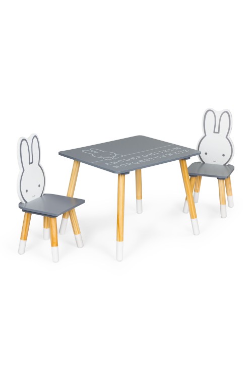 Stół stolik + 2 krzesła meble dla dzieci zestaw ECOTOYS
