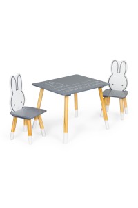 Stół stolik + 2 krzesła meble dla dzieci zestaw ECOTOYS