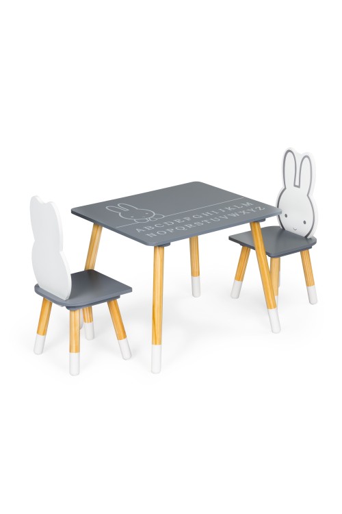 Stół stolik + 2 krzesła meble dla dzieci zestaw ECOTOYS