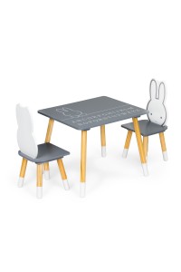Stół stolik + 2 krzesła meble dla dzieci zestaw ECOTOYS