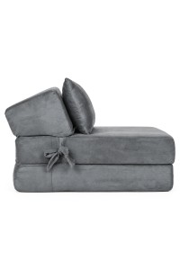 Sofa rozkładana 2w1 jednoosobowa piankowa z funkcją spania materac 190x70 cm ModernHome