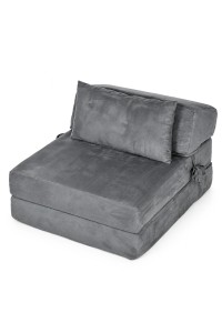 Sofa rozkładana 2w1 jednoosobowa piankowa z funkcją spania materac 190x70 cm ModernHome