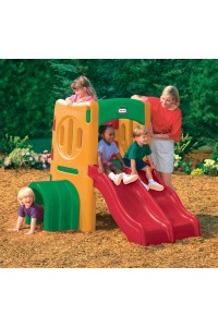 Małpi gaj z podwójną zjeżdżalnią Little Tikes