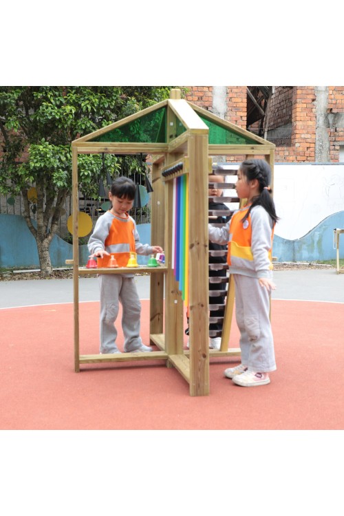 CLASSIC WORLD EDU Muzyczny Drewniany Plac Zabaw XXL