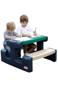 Little Tikes Stolik Piknikowy dla Dzieci Niebiesko-Zielony do Ogrodu