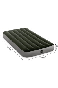 Materac dmuchany do spania łóżko jednoosobowy 191x99 cm INTEX 64107