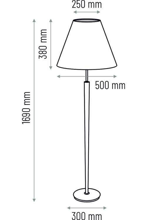 Lampa podłogowa Venus venge