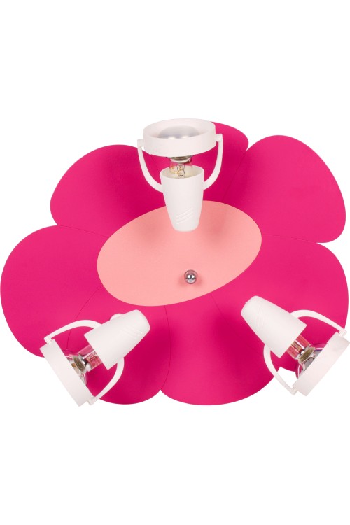 Lampa sufitowa plafon Płatek różowy