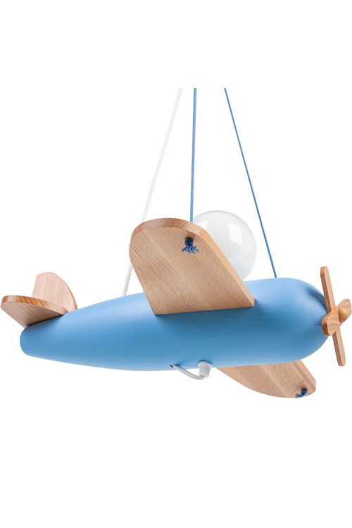 Lampa wisząca Clipper naturalno-błękitny
