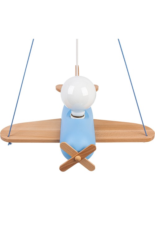Lampa wisząca Clipper naturalno-błękitny