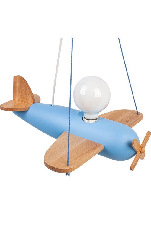 Lampa wisząca Clipper naturalno-błękitny