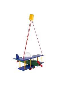 Lampa wisząca Samolot duży multikolor