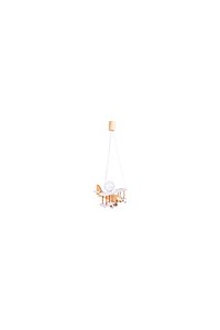 Lampa wisząca Samolot mały biało-naturalny