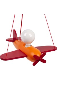 Lampa wisząca Clipper  czerwono-pomarańczowy
