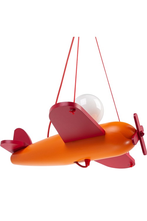Lampa wisząca Clipper  czerwono-pomarańczowy