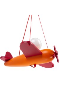 Lampa wisząca Clipper  czerwono-pomarańczowy