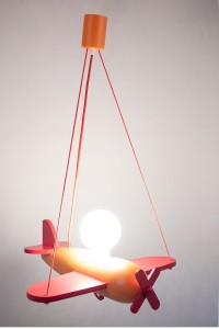 Lampa wisząca Clipper  czerwono-pomarańczowy