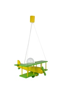 Lampa wisząca Samolot duży zielono - seledynowy