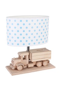 Lampa stołowa Ciężarówka - Skarbonka - kropki