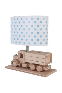 Lampa stołowa Ciężarówka - Skarbonka - kropki