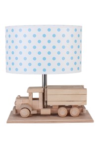 Lampa stołowa Ciężarówka - Skarbonka - kropki
