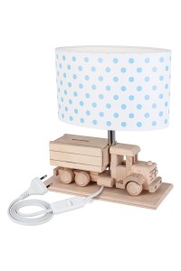 Lampa stołowa Ciężarówka - Skarbonka - kropki